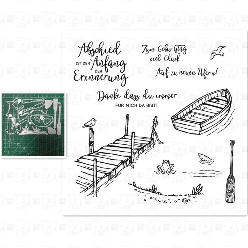 

Bridge Metal Cutting Dies and Stamps Scrapbooking for Embossing Card Making Valentine Craft Dies Stencil New 2021