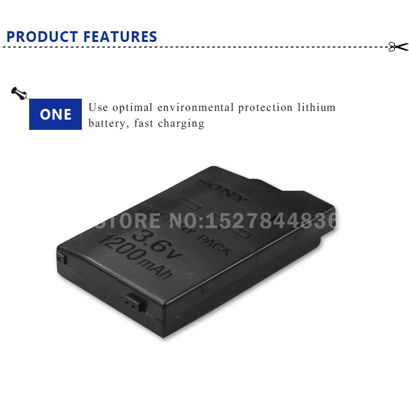 3 6 V SONY 1200mAh литиевая аккумуляторная батарея для PSP 2000 3000 PSP-S110 консоль запасная