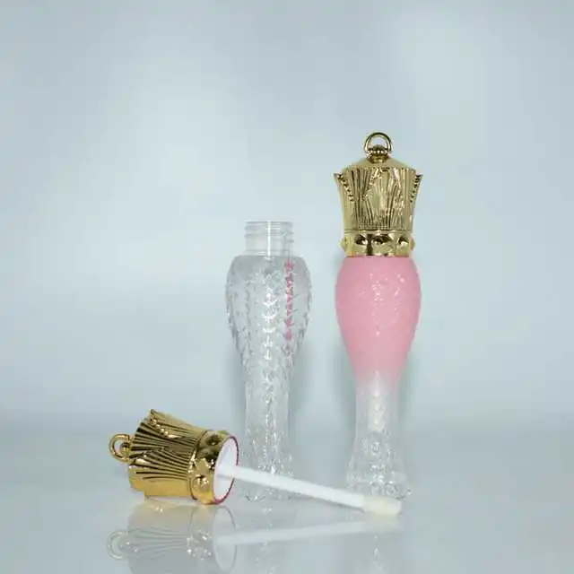 5 мл золотой розовый морковь форма пустой блеск для губ трубка сделай сам