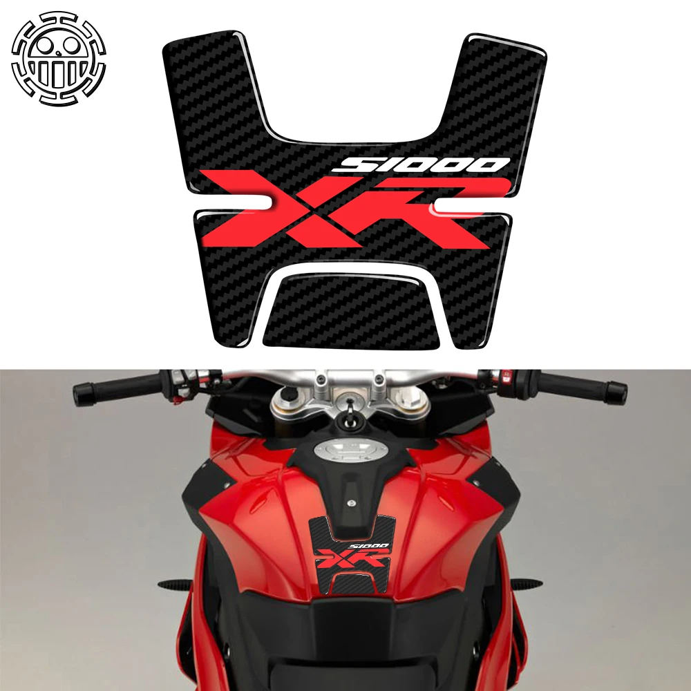 

2019 3D Motorcycle Tank Pad Protector Decals Sticker Case for BMW S1000XR S1000 XR Carbon Look