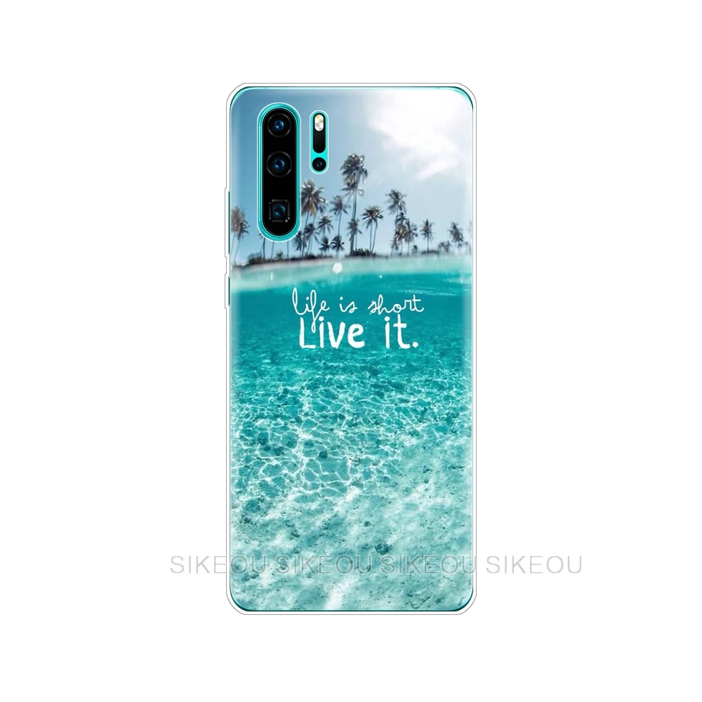 Чехлы для Huawei P30 Pro чехол P30Pro силиконовый телефона из ТПУ задняя крышка VOG L29 ELE P 30