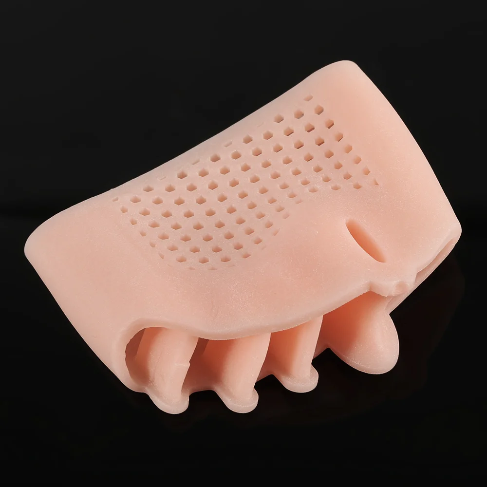 Силиконовые удобные подтяжки для пальцев ног 1 пара 5 отверстий вальгусная