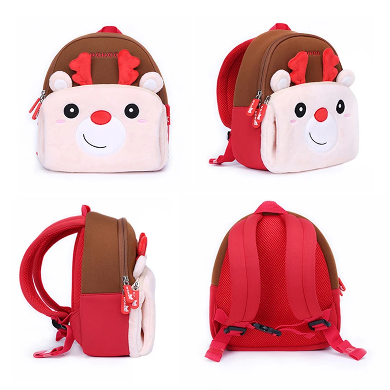 Школьные ранцы с изображением рождественского лося для детей милые детского