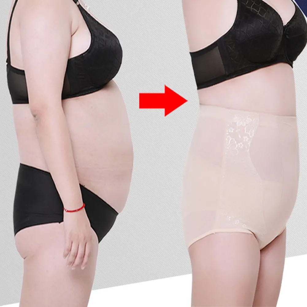 

Women Waist Trainer Panties Tummy Control Shaper High Waist Slimming Shapewear M2