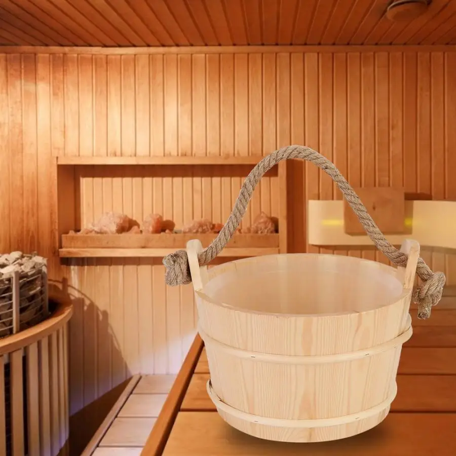 Ведерко для сауны 6 л аксессуары ванной комнаты|Наборы аксессуаров ванной| |