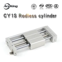 magnetic coupling type guide bar slider rodless cylinder cy1s15hcdy1s2010253240 100 200 300 400 500 rmt32 mechanical