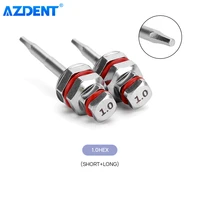 azdent dental implant hex drivers screwdriver long 14mm short 10mm dentistry tools kit dentist laboratory instrument supplies