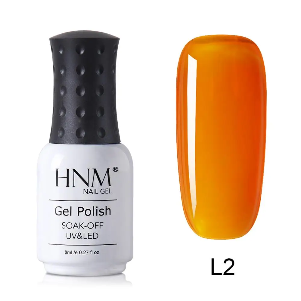 L2 HNM Newest Metallic UV Gel Nail Polish DIY Narl Art Soak Off Hybrid Varnish LED Lamp Semi Permanent Paint Lucky Lacquer Enamel - Цвет: L2