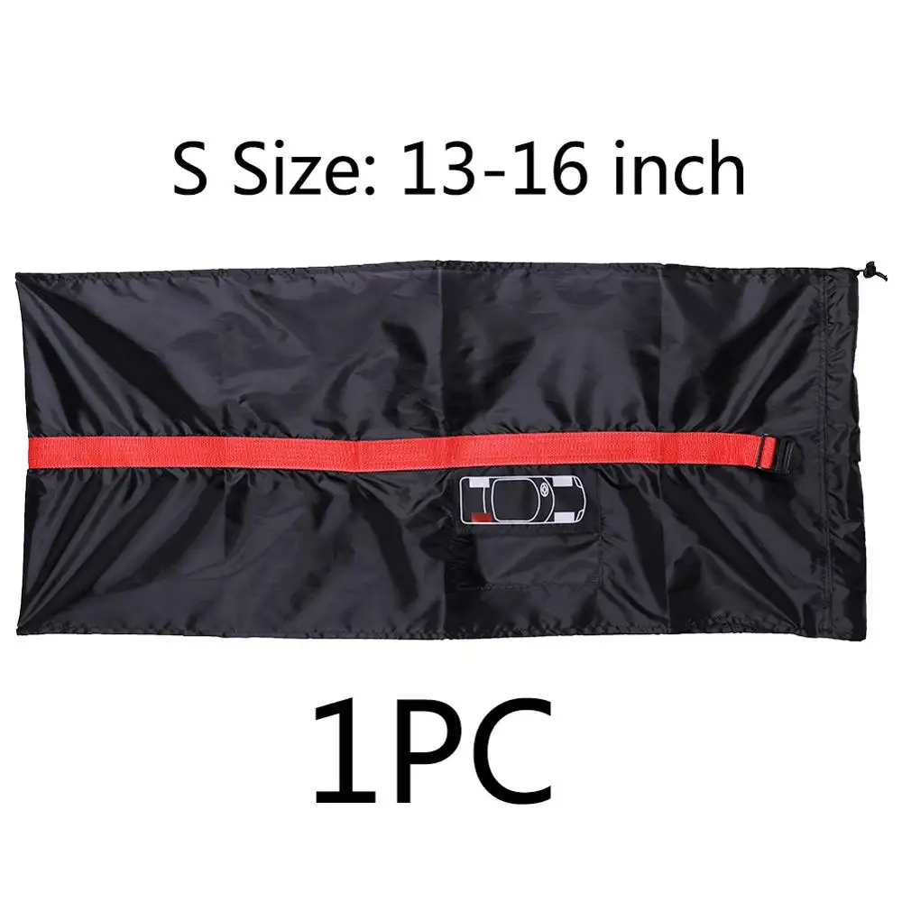 Size S 1pc Black Чехол для автомобильных шин для автомобиля, чехол для запасных шин для гаража, аксессуары для автомобильных шин, защитная сумка для хранения шин, чехлы для автомобилей, размер S/L - Цвет: Size S 1pc Black