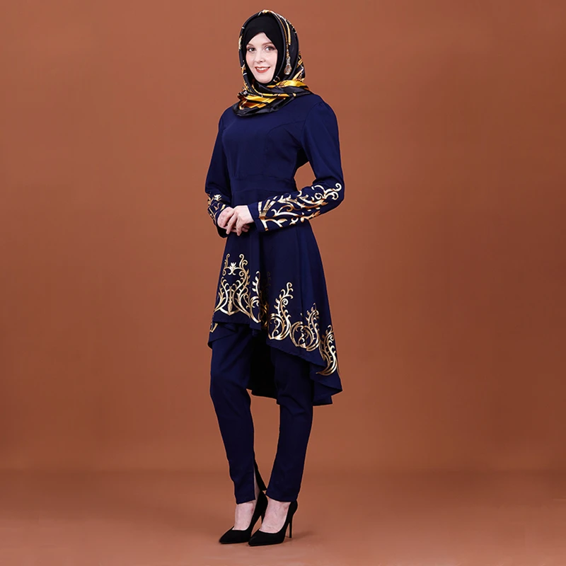 Мусульманское платье 2020 марокканский кафтан горячее тиснение модный халат Abayas