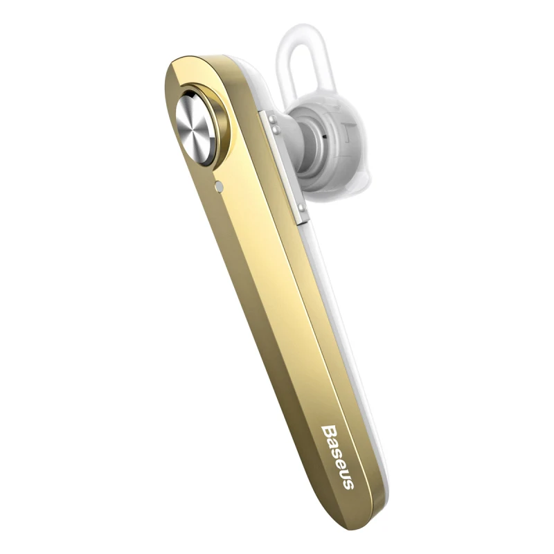 Baseus A01, Bluetooth наушники, беспроводные наушники с ушным крюком, гарнитура, V4.1, Bluetooth, автомобильные наушники, гарнитура для системы iP Android - Цвет: Gold