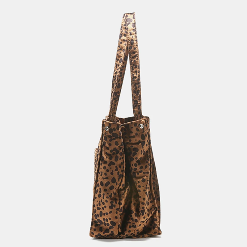 

Brand Designer Handbags for Women 2020 Fashion Leopard Print Shopping Tote Bag Trend Retro Large Capacity Shoulder Bag Sac Luxe
