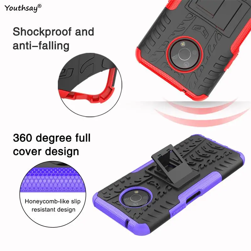 For Nokia G300 Case For Nokia G300 Cover Shockproof Armor Protective Phone Bumper For Nokia G300
