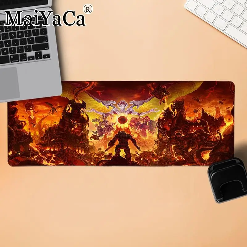 

MaiYaCa Top Quality DOOM Customized laptop Gaming mouse pad for cs dota 2 LOL gaming mouse pad free mouse pad