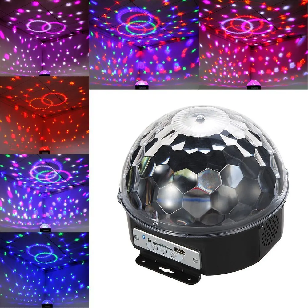 Сценическое освещение светодиодное вращающееся со звуковой активацией |