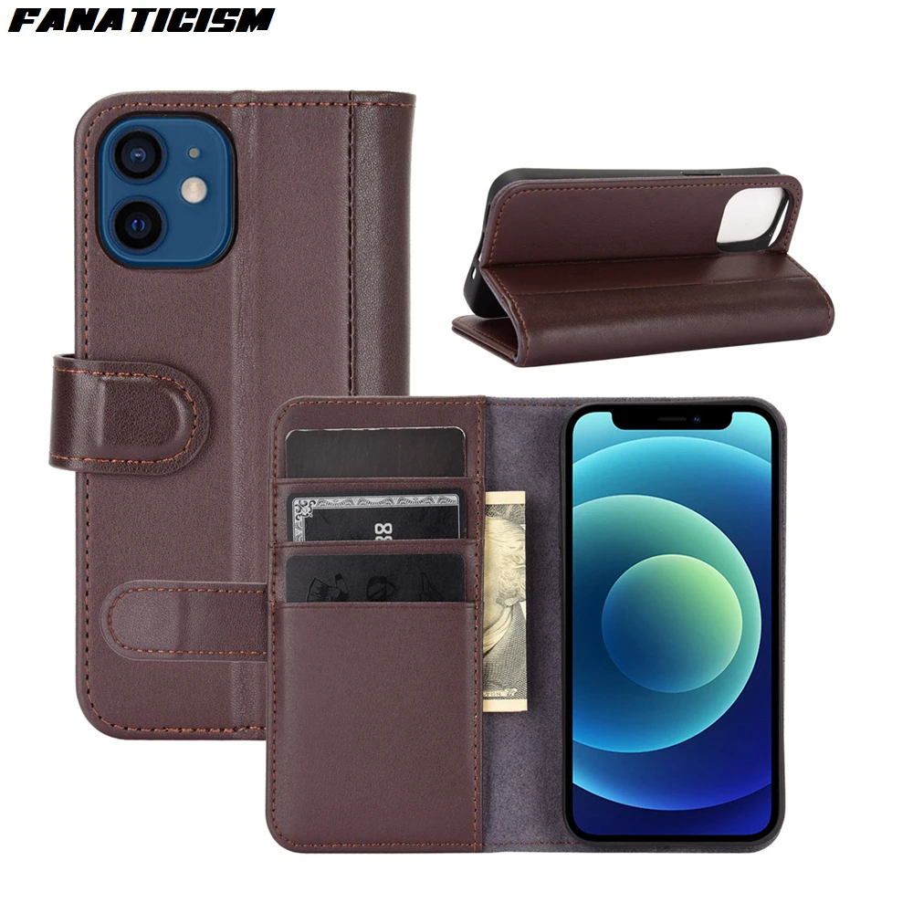 

500 шт. модный флип-чехол из натуральной кожи для iphone 12 pro Max 12pro 12mini iphone12 чехол из натуральной кожи кожаный чехол