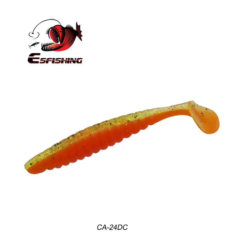 CA24DC Esfishing, рыболовные приманки,, воблер, 9 см, 6 шт., 5 г, мягкие приманки, Shad, Спиннер, приманки, Iscas, искусственная приманка, басовая приманка "Щука", форель - Цвет: CA24DC