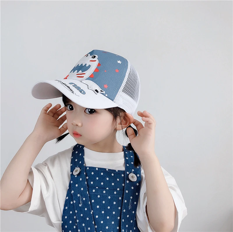 Детская летняя кепка для мальчиков Солнцезащитная бейсболка девочек пляжная