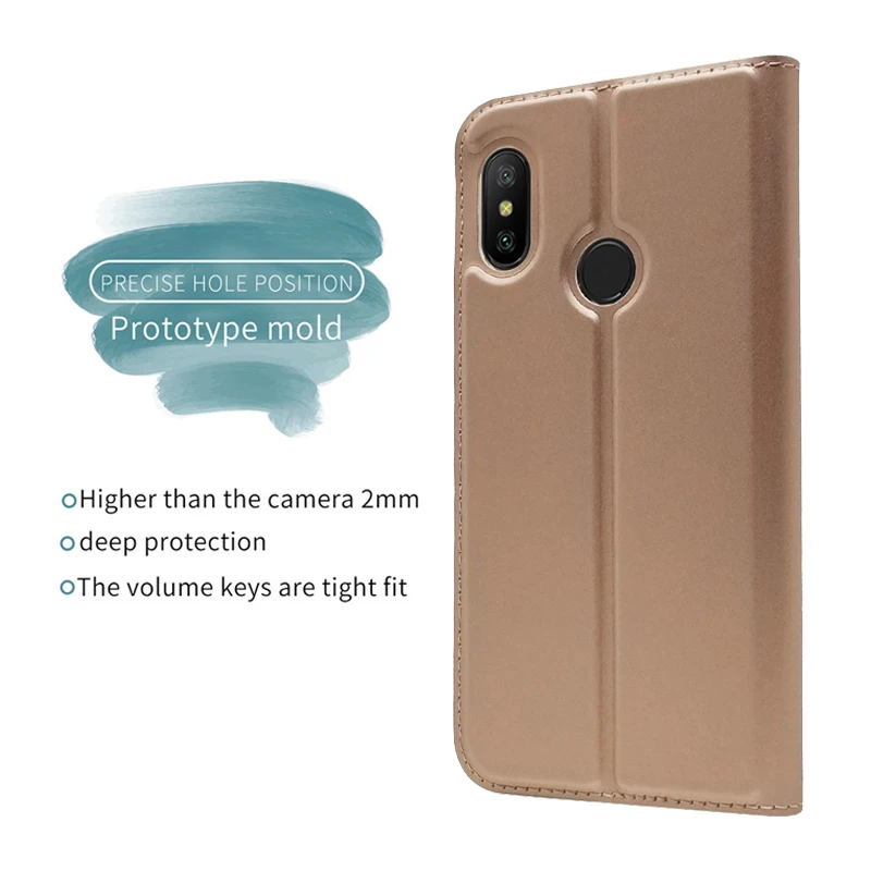 Чехол-книжка для Xiaomi Mi 6X 5X кожаный чехол-бумажник чехол-подставка 6 Mi6 чехлы |