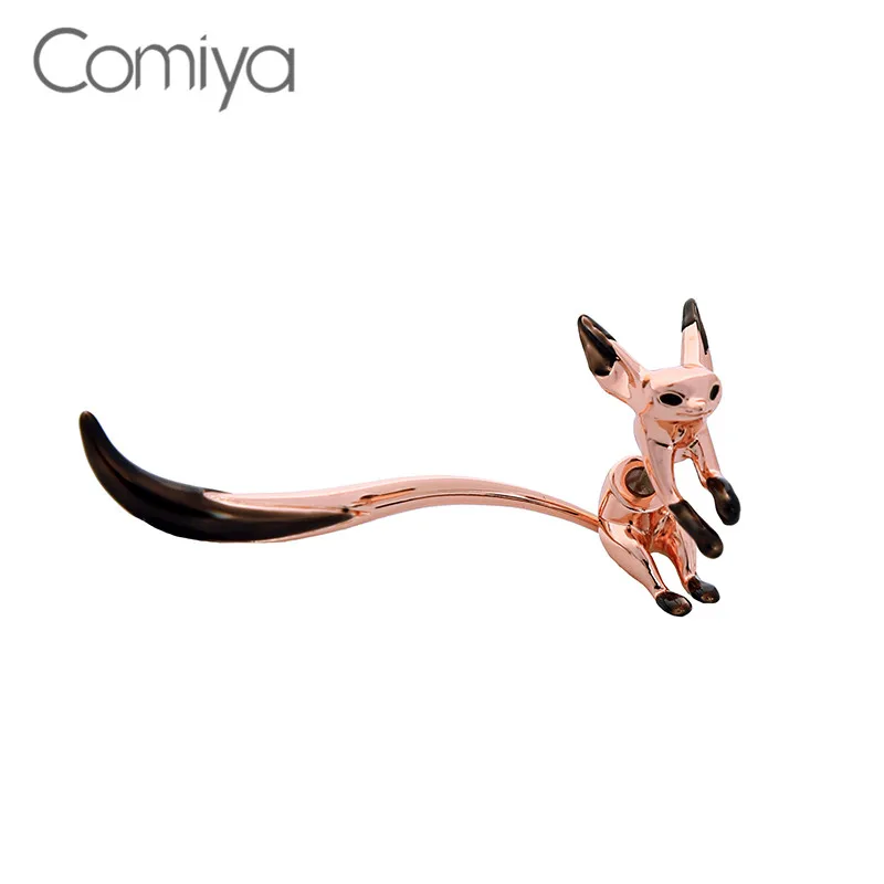 Comiya, корейские серьги-капли, эмаль, животное, шарм, цинковый сплав, длинный хвост, подвеска, Brincos Mujer Brincos Oorbellen, висячие серьги