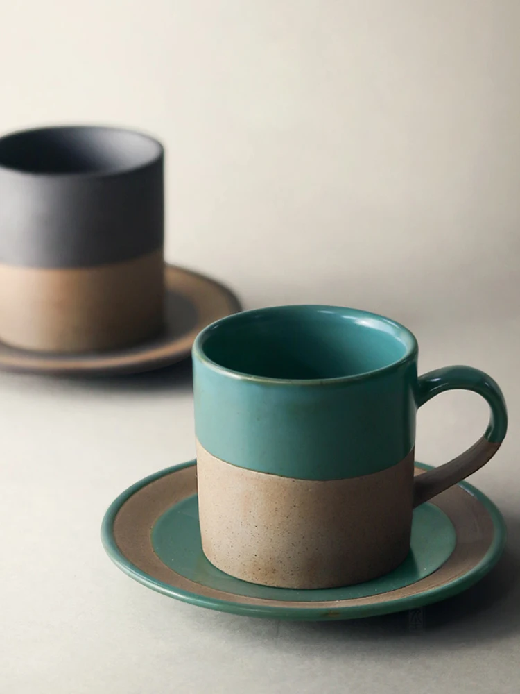 

Japanese Porcelain Tea Cup Set Mug Vintage Traditional Ceramic Coffee Cup Saucer Luxury Creative Xicara Kitchen Supplies EB50BD