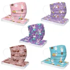 Маска одноразовая Пасхальная для взрослых, 3 слоя, 10 шт.