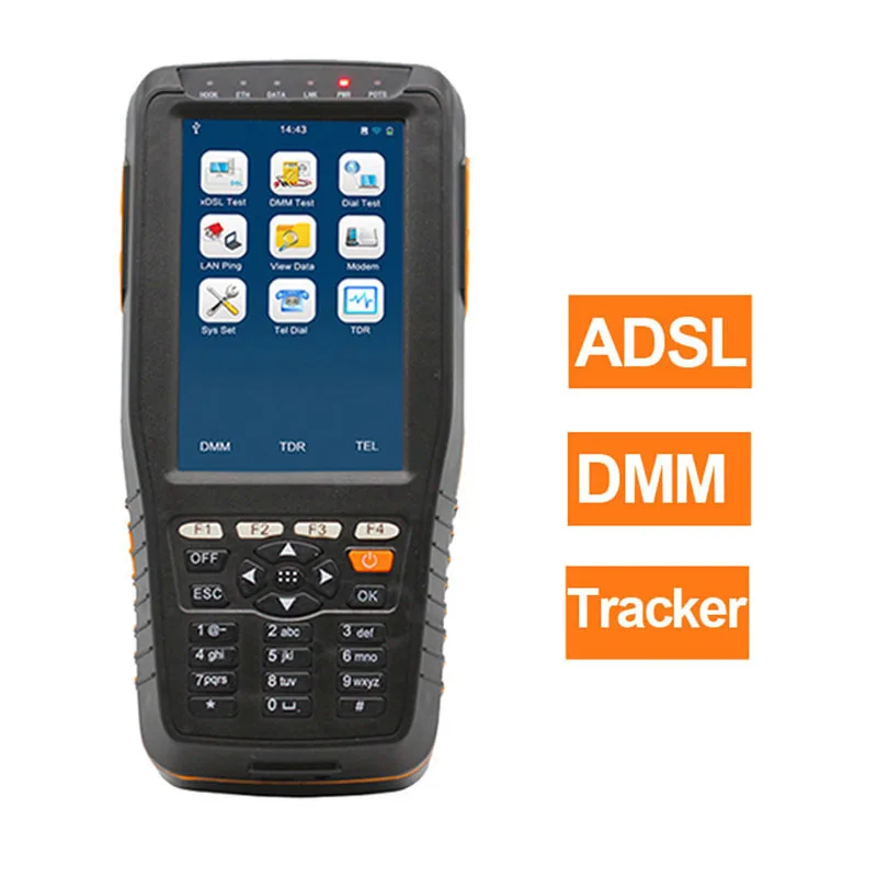 TM 600 ADSL2 + тестер ADSL для xDSL TM600 VDSL2 Тестер DMM линия испытания medifor мощность