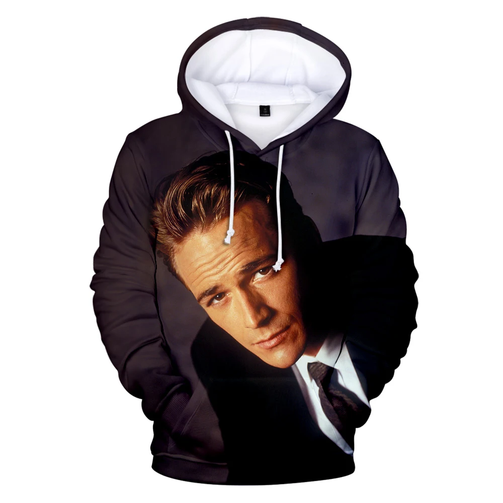 Верхняя одежда Толстовка с капюшоном изображением люка Перри из Беверли-холмов