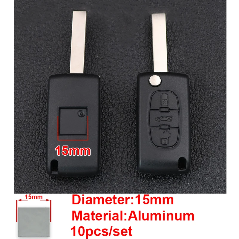 Эмблема для Citroen C1 C2 C3 C4 C5 C6 C8 C4L DS3 DS4 DS5 DS5LS DS6 10 шт. 15 мм автомобильные аксессуары |