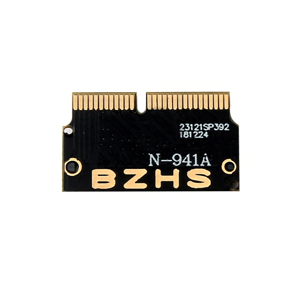 Add On Card m.2 Adapter NVMe PCIe M2 NGFF to SSD for Apple Laptop Macbook Air Pro 2013 2014 2015 A1465 A1466 A1502 A1398 PCIE x4 |