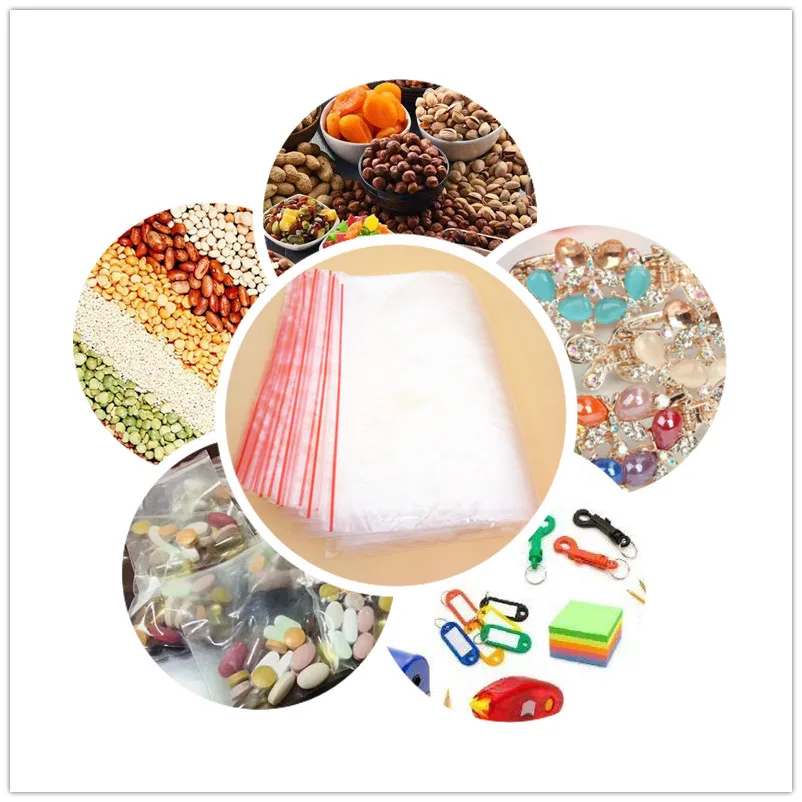 100 шт прозрачный повторно закрываемый целлофановя Упаковка пакетики из