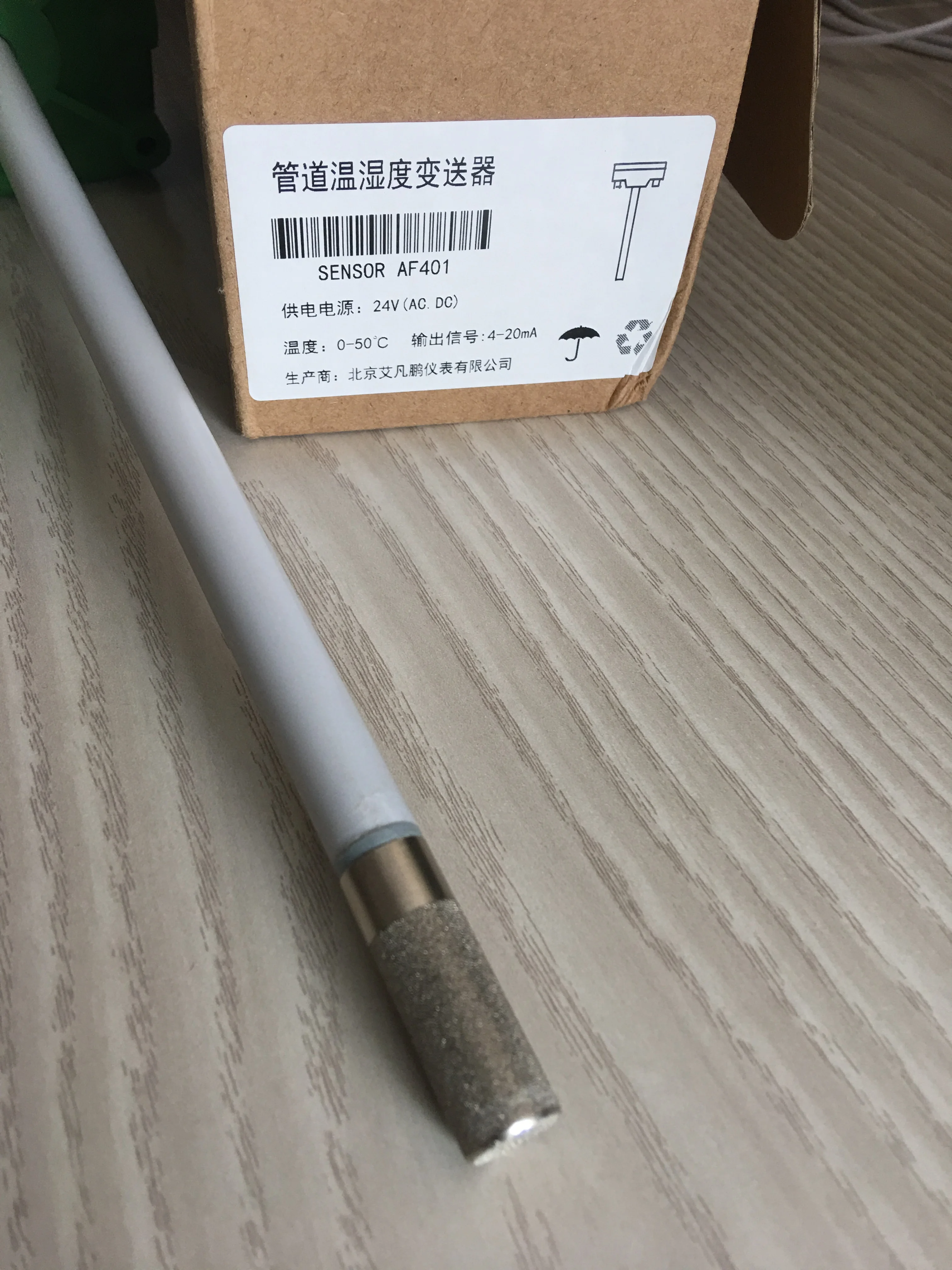 

Analog 0-5V 0 10v 0-10V 4-20ma duct humidity temperature sensor for container ventilation