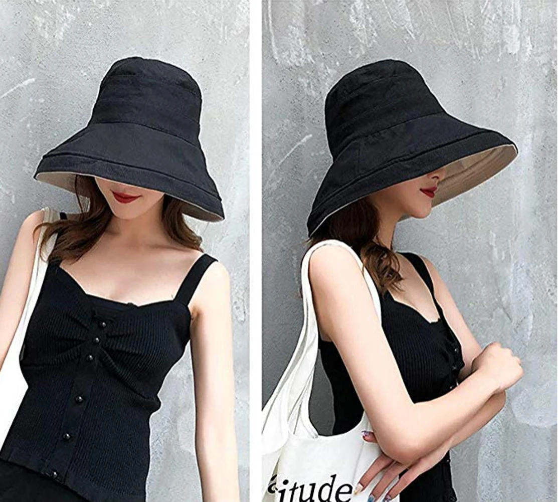 Панама для женщин унисекс переносная Складная плоская шляпа от солнца