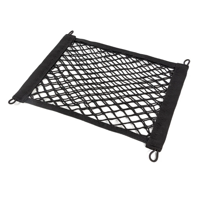 

Elastic Truck Net Black Polyester Cargo Organizer Automotive Storage Accessories for Saving Car Interior Space