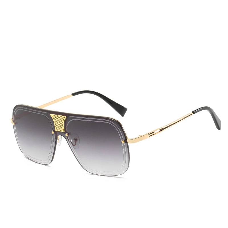 Модные ретро унисекс солнцезащитные очки Новые Большие Квадратные