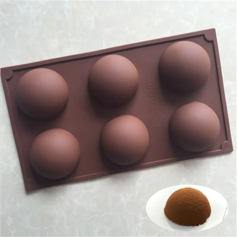 

Ball Sphere silicone mold for chocolate baking round silicone cake pastry bakeware form pudding jello soap mold bread candy mold