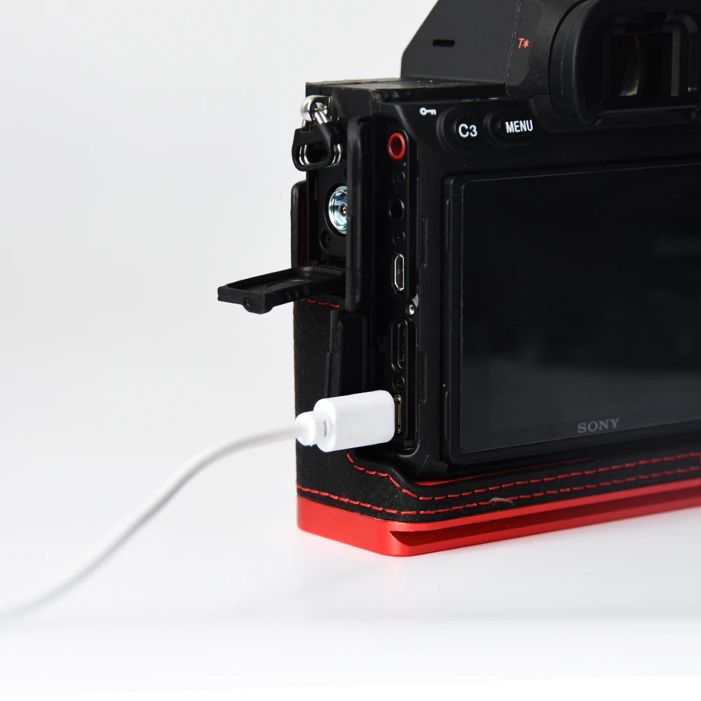Чехол из натуральной яловой кожи для камеры sony A7IV A7RIV A7M4 A7RM4 A9II держатель с