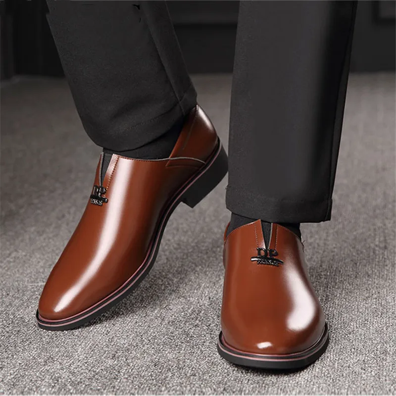 Парикмахерская элегантная мужская обувь из натуральной кожи формальные мужские