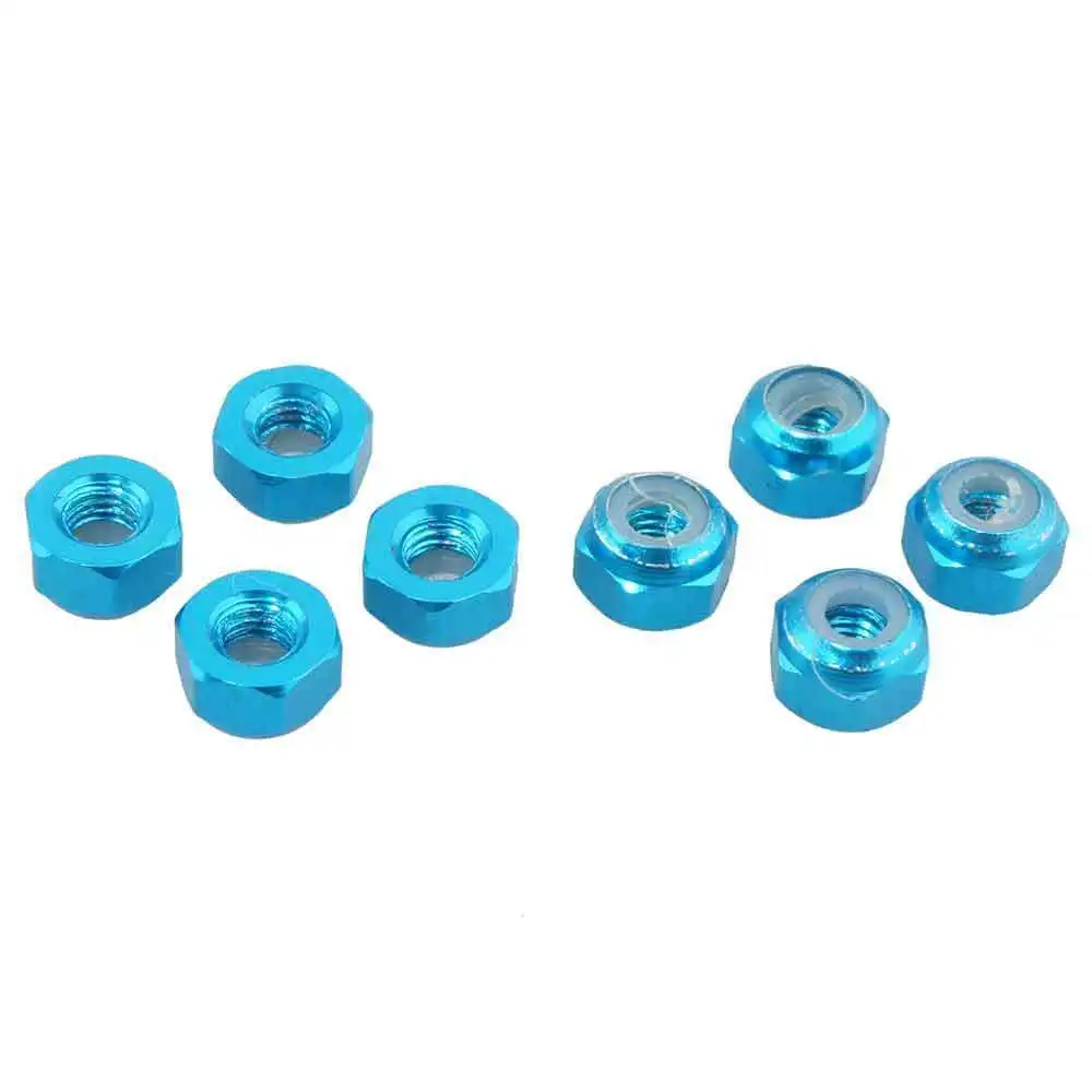 RC A580042 алюминиевая гайка для шин M3 8P подходит WLtoys 1:18 внедорожник A949 A959 A969 A979 k929