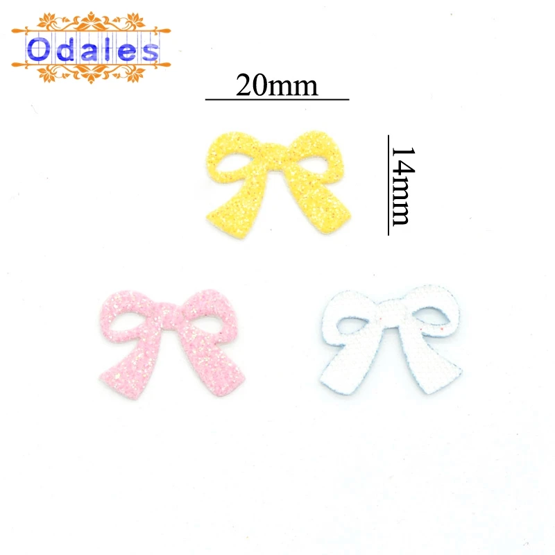 200 шт./лот мини галстук-бабочка с блестками для вечерние сделай сам аппликация на