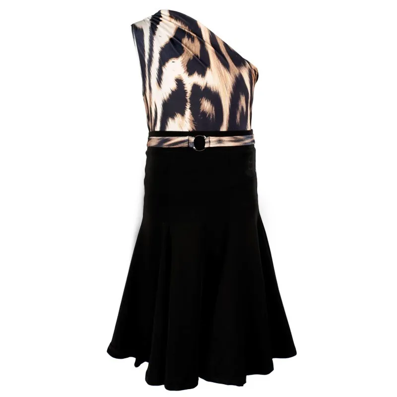 

Leopard Print Latin Dance Dress New Children Exercise Clothing Performance Competition Rules Clothing Girls Costume Latin Skirts