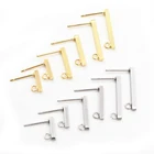 20 шт 10 15 20 мм 316 нержавеющей стали серьги крючки из нержавеющей стали стержень Серьги Ушные провода разъем DIY ювелирных изделий