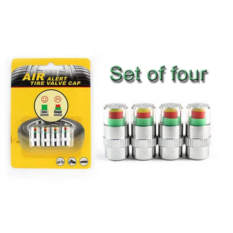 4 шт. автомобильный TPMS контроль давления в шинах клапан стволовых датчик крышек