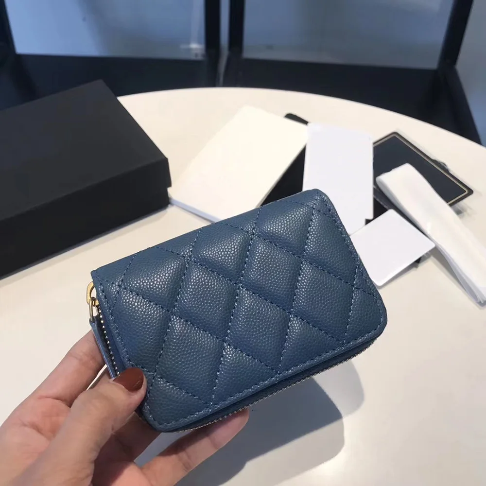 

Genuine Cow Leather Luxury Top Quality Brand Fashion Vintage Credit ID Card Holder With Business Card Case Coin Purse Card Bag