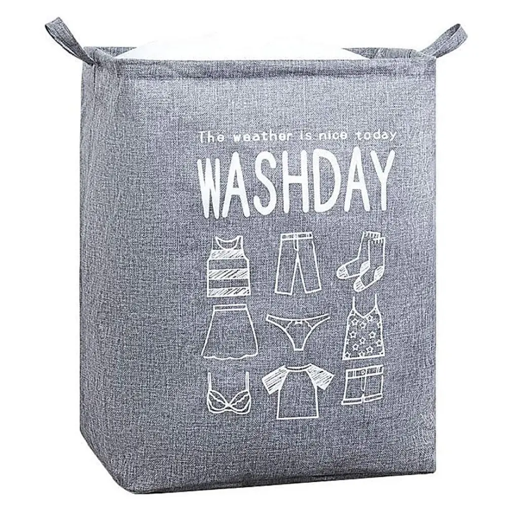 

Storage Basket Large Capacity Laundry Basket Storage Basket Foldable Laundry Basket Waterproof Coating Laundry Basket