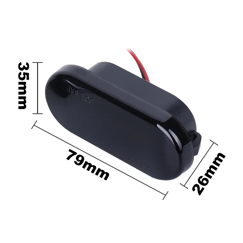 2X динамический боковой маркер Led для vw polo 9n golf 4 vento seat leon 1 м ibiza 6l ford c max focus mk2