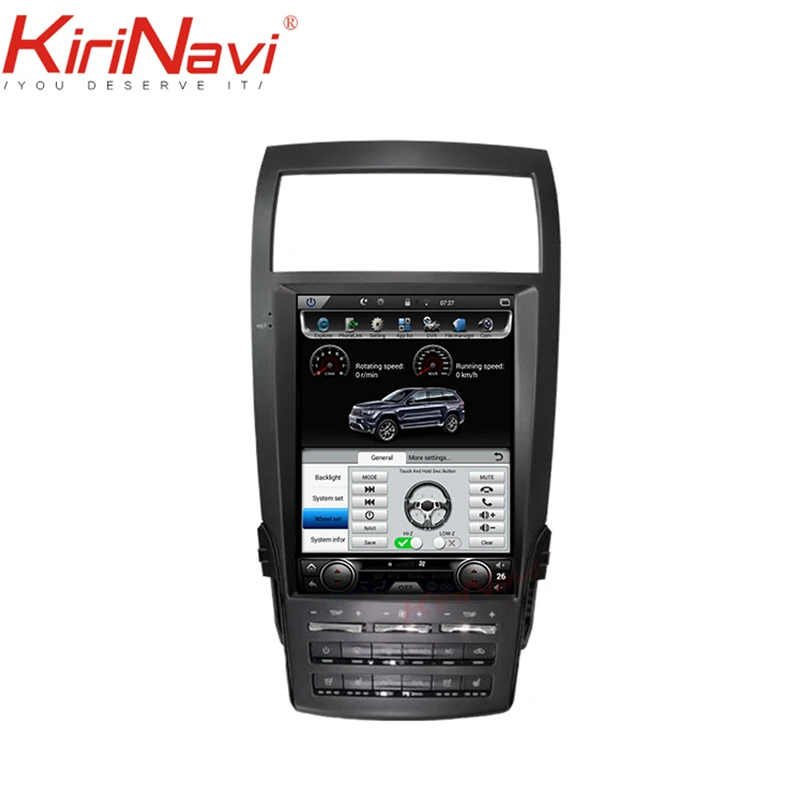 KiriNavi Tesla стиль вертикальный экран 10,4 ''Android 7,1 автомобильный Радио навигатор для Lincoln MKX MKZ автомобильный Dvd мультимедиа 2013