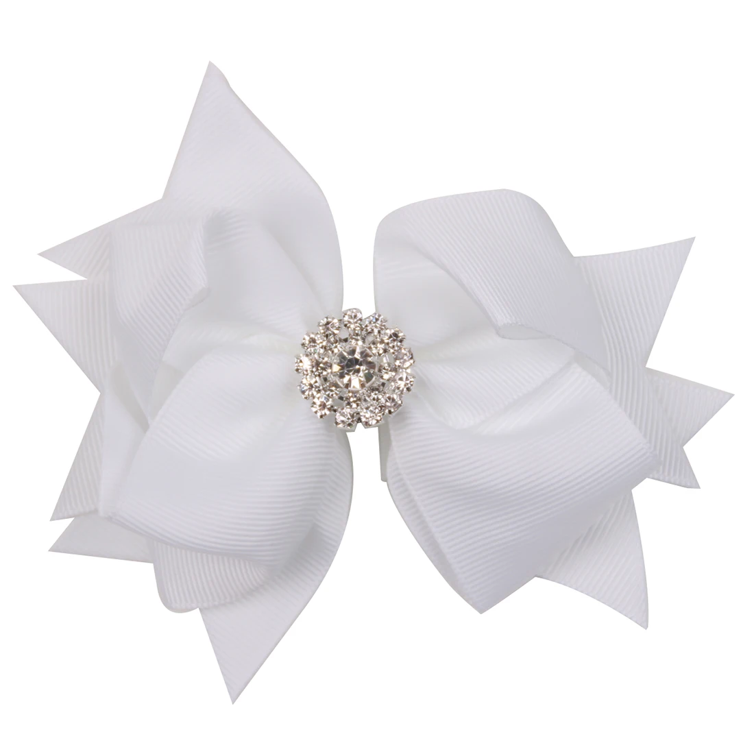 1 шт. 4 дюйма 25 цветов бутиковый бант для волос с бриллиантами и зажимами корсажная