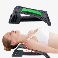 neck and back stretch massage magnetic therapy acupressure stretcher fitness equipment lumbar cervical spine support pain relief