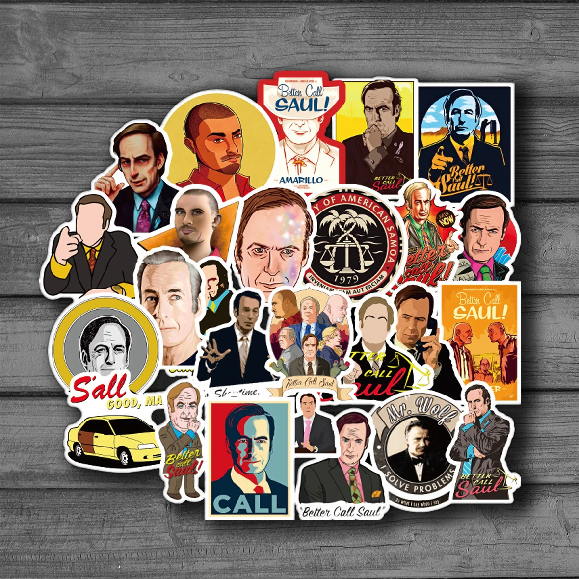 

10/50 шт./лот наклейки Better Call Saul Классическая драма наклейка на ноутбук автомобиль телефон багаж мотоцикл ПВХ водонепроницаемая наклейка